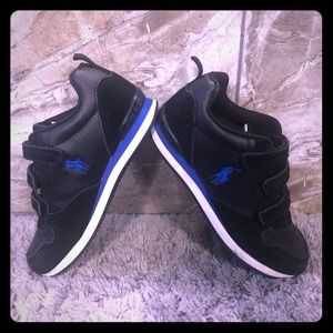 Black Polo sneakers with blue horse - size 1